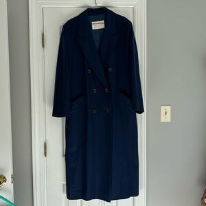 Pendleton double breasted long wool coat